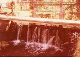 Betonierte Br&uuml;cke in den 70gern